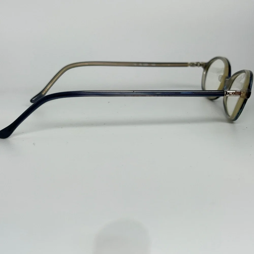 Ralph Lauren RL 1331‎ H03 Blue Tan Oval Eyeglasses Frames 47-19-140 21984
